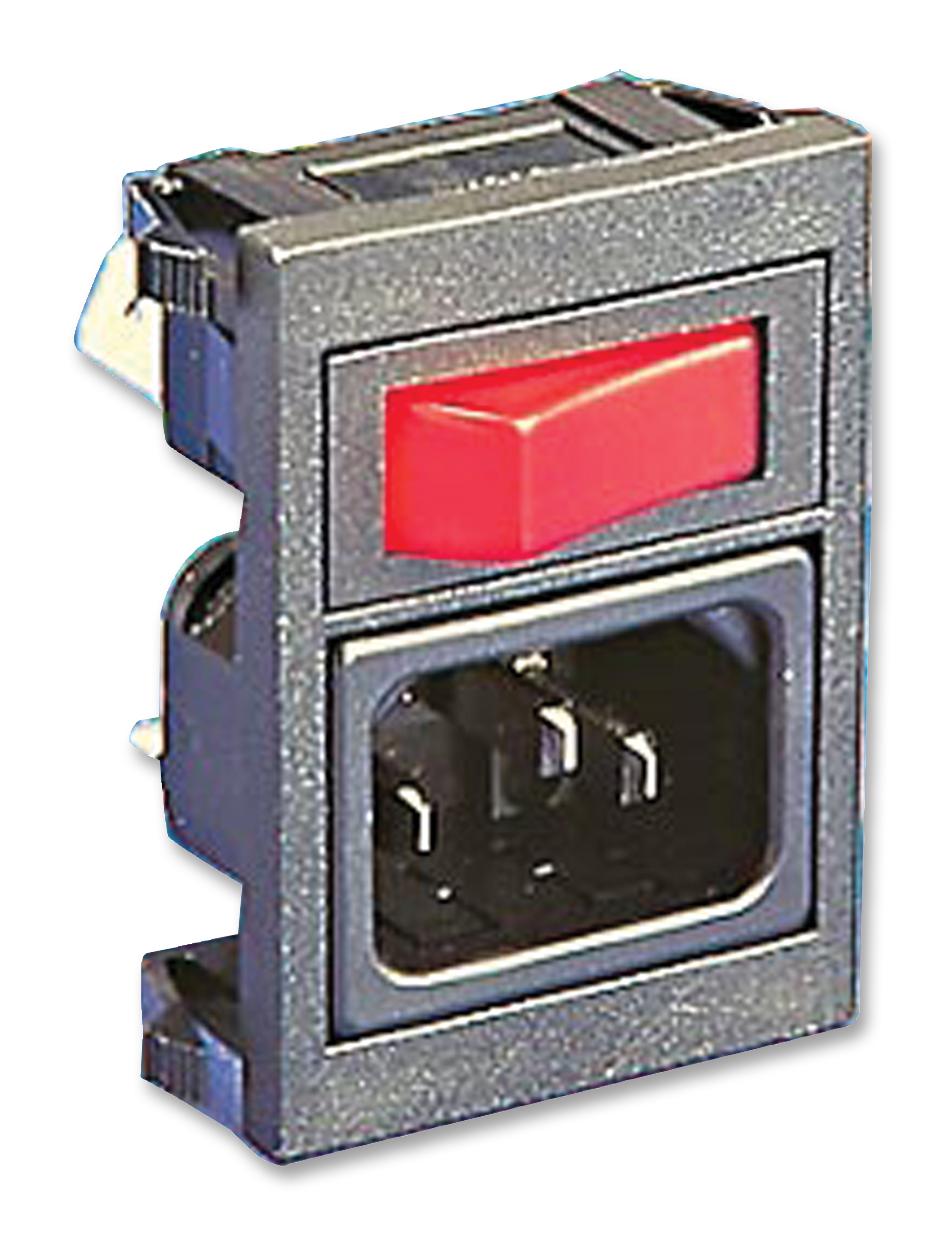 BZV03/A0620/05 POWER INLET, IEC, POLYSNAP, 6A, FILTERED BULGIN LIMITED