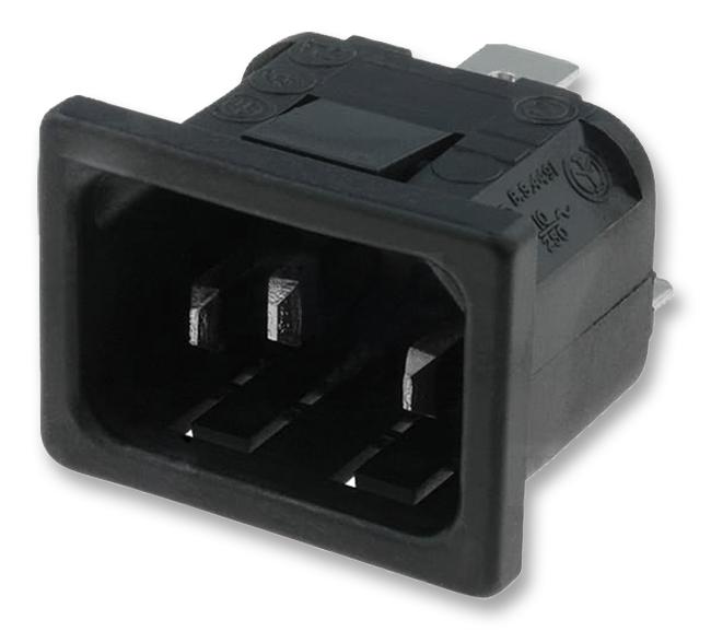 PX0575/10/63 POWER INLET, IEC, PANEL SNAP FIT, 10A BULGIN LIMITED