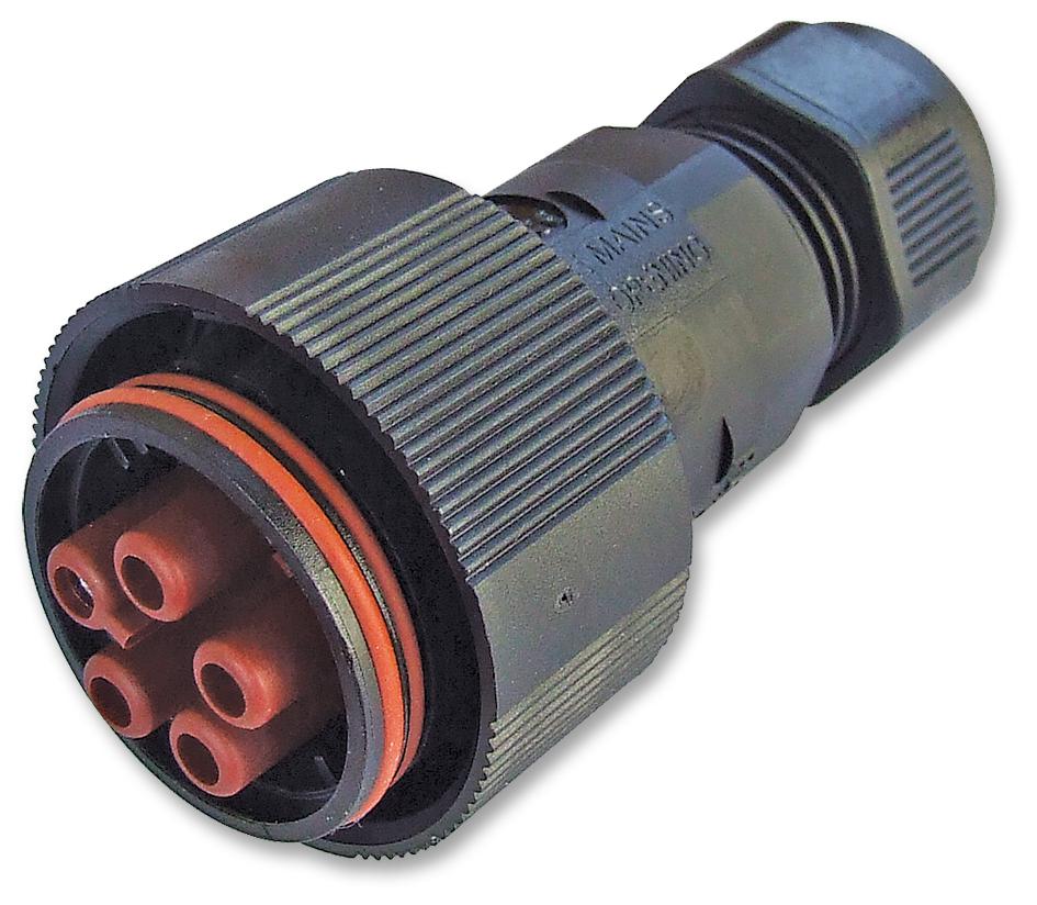 THB.405.B2G CIRCULAR CONNECTOR, RCPT, 2 WAY, CABLE HYLEC