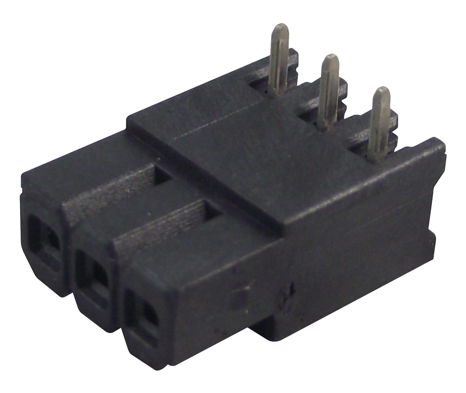 PTSM 0,5/ 3-HHI-2,5-THR HEADER, R/A, 3 WAY, 2.5MM PITCH, BLACK PHOENIX CONTACT