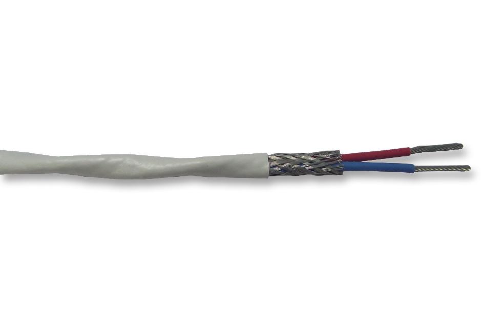 55A1121-24-2/6-9 MULTIPAIR, 1PAIR, 100M, 24AWG, WHITE TE CONNECTIVITY