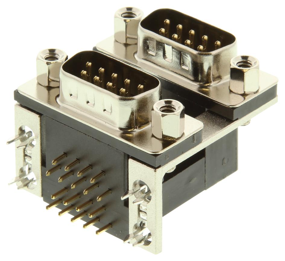 178-009-613R491 CONNECTOR, D SUB, PLUG/PLUG, 18POS NORCOMP