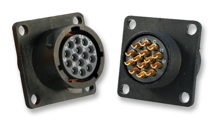 UTS012E14S CONNECTOR, CIRCULAR, RCPT, 14POS, PANEL SOURIAU-SUNBANK / EATON