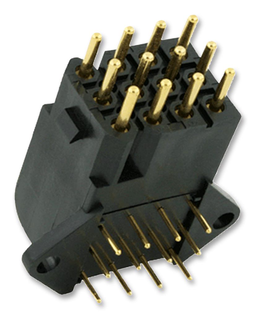 SMS12GE6 CONNECTOR, RECTANGULAR, PLUG, 12POS, PCB SOURIAU-SUNBANK / EATON