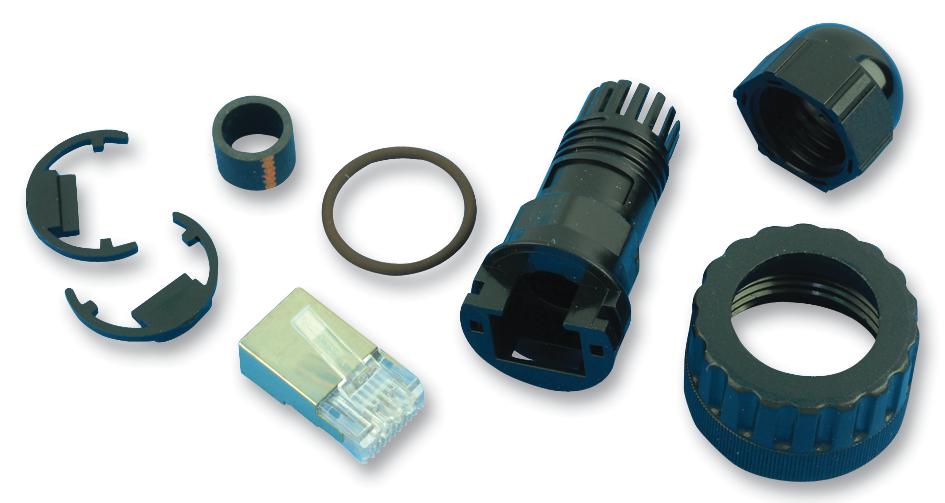 1546440-1 CONNECTOR, RJ45, PLUG, 8POS, CABLE TE CONNECTIVITY