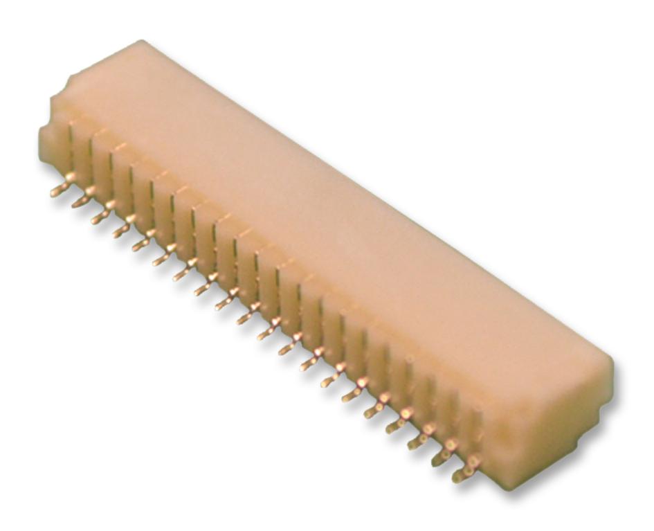 SM20B-SRSS-TB(LF)(SN) CONNECTOR, HEADER, 20POS, 1ROW, 1MM JST (JAPAN SOLDERLESS TERMINALS)