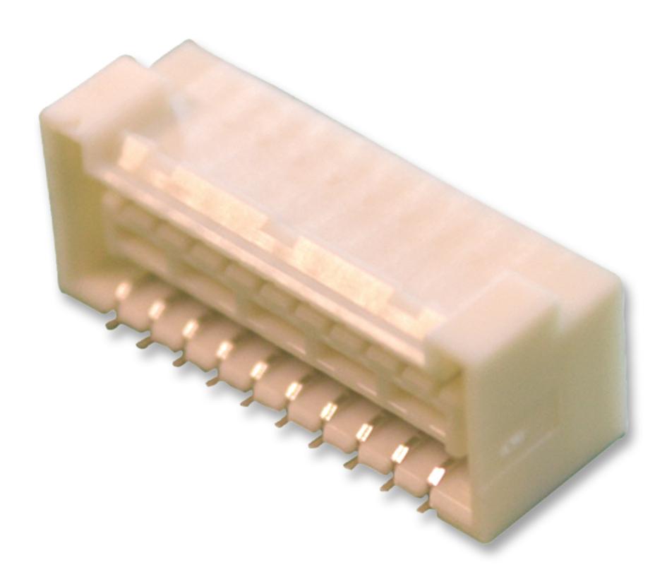 SM20B-ZPDSS-TF(LF)(SN) CONNECTOR, HEADER, 20POS, 2ROW, 1.5MM JST (JAPAN SOLDERLESS TERMINALS)