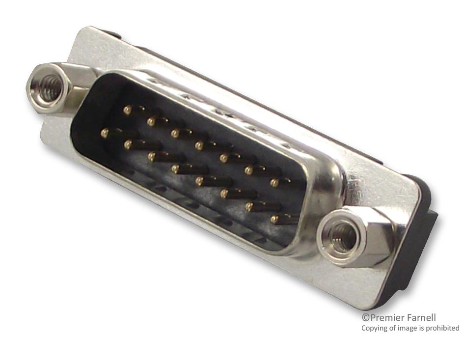 L717TSAH15POL2RM8 CONNECTOR, D SUB, PLUG, 15POS AMPHENOL ICC