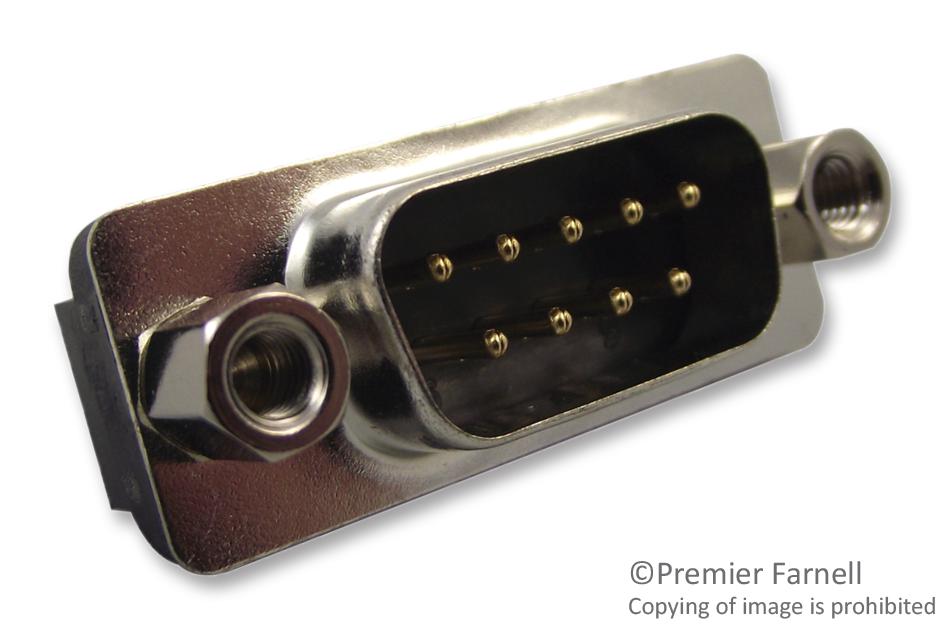 L777TSEG09POL2RM8 CONNECTOR, D SUB, PLUG, 9POS AMPHENOL ICC