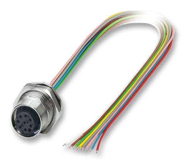 SACC-DSI-M12FS-8CON-M16/0,5 SENSOR/ACTUATOR SOCKET, M12, 8POS PHOENIX CONTACT