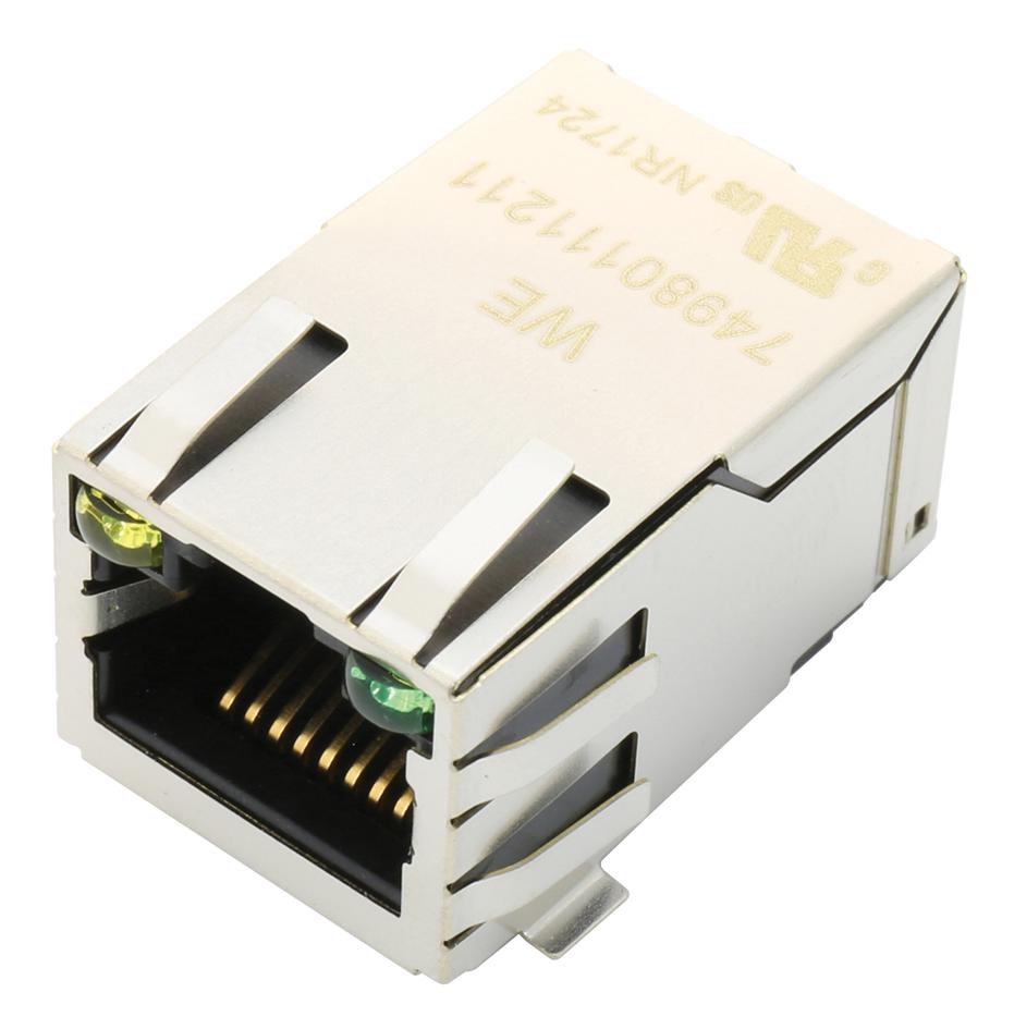 74980111211 CONN, RJ45 W/ LAN TRANSFRMR, 8P8C, 1PORT WURTH ELEKTRONIK