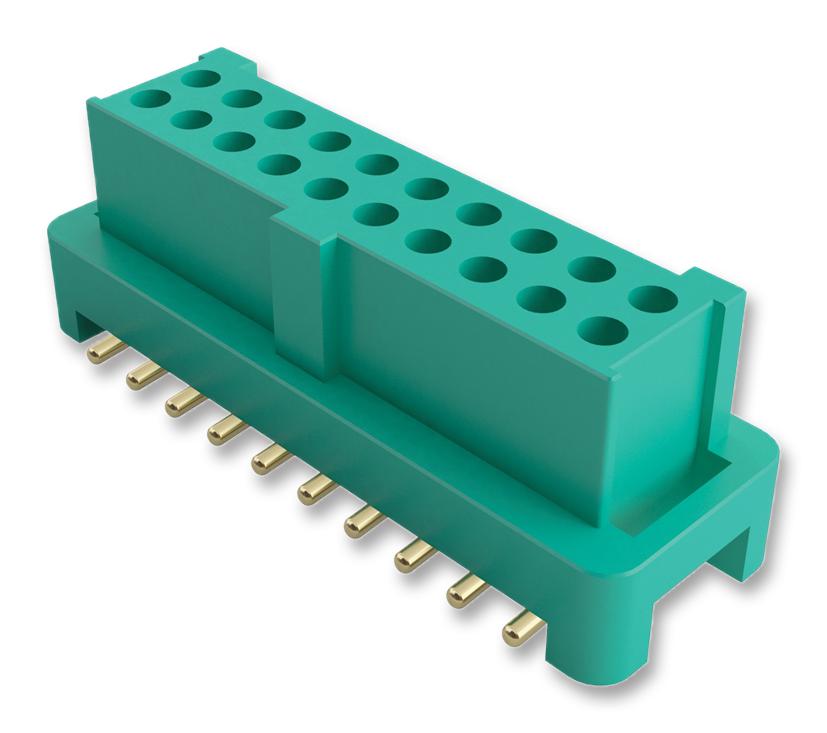 G125-FS12005L0R CONNECTOR, RCPT, 20POS, 2ROW, 1.25MM HARWIN