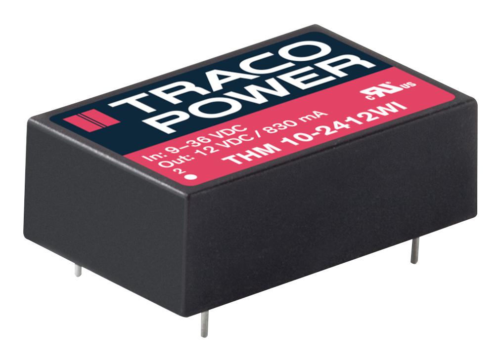 THM 10-2410WI DC-DC CONV, ISO POL, 1 O/P, 2.5A, 3.3V TRACO POWER