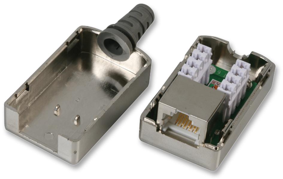 SILS INLINE SKT, RJ45, 8P8C, CAT6, SHIELDED TUK
