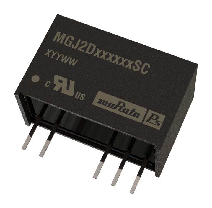 MGJ2D241802SC DC-DC CONVERTER, 2 O/P, 2W MURATA POWER SOLUTIONS