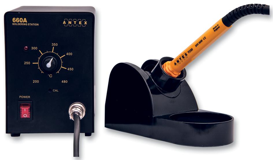 660A UK SOLDERING STATION, 60W, 230VAC, UK PLUG ANTEX