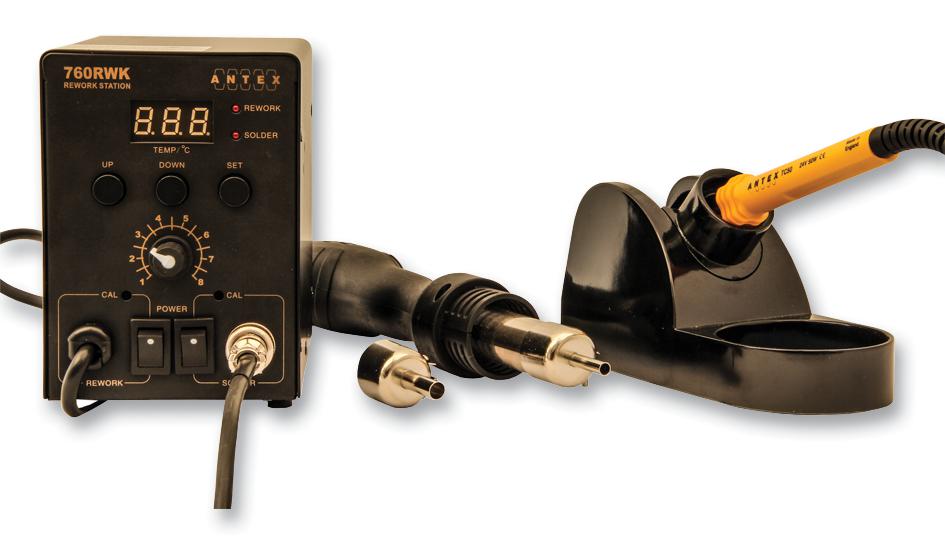 760RWK UK REWORK STATION, 60W, 230V, UK PLUG ANTEX