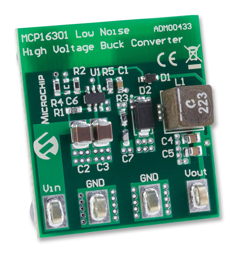 ADM00433 EVALUATION BOARD, BUCK CONVERTER MICROCHIP
