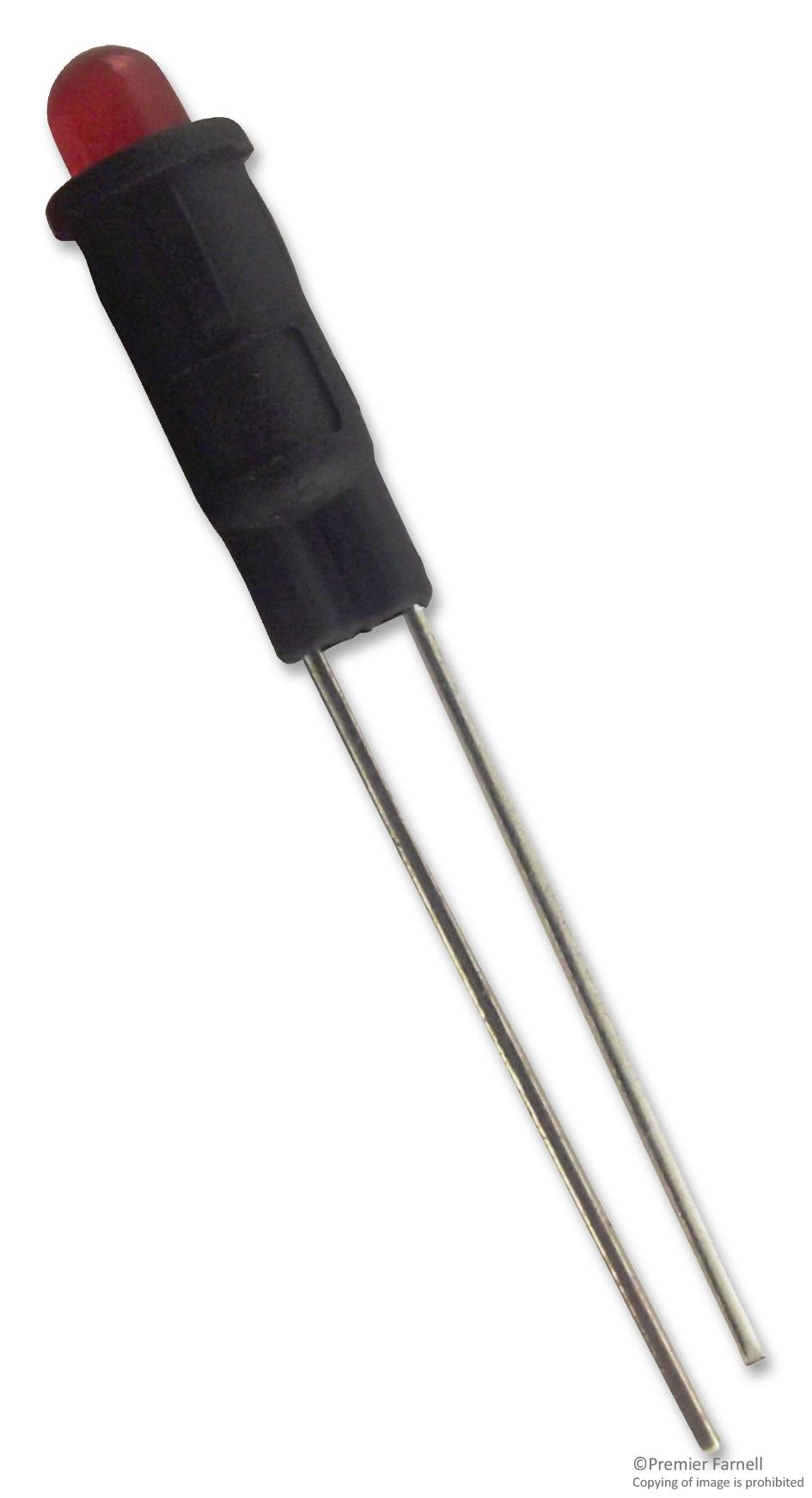 354-305-04 LED INDICATOR, PANEL, RED, 2.1V MARL