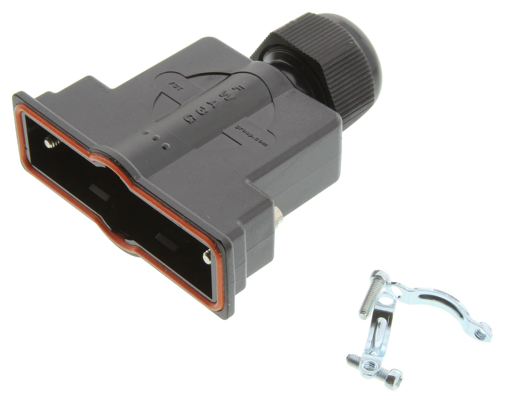 172704-0196 D-SUB BACKSHELL, DB, 180°, PET MOLEX / FCT