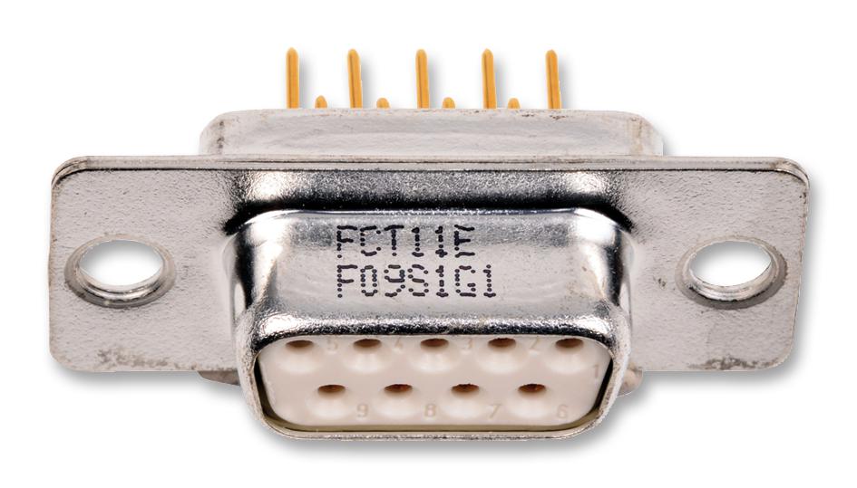 172704-0077 D SUB CONN, RCPT, 9POS, TH MOLEX / FCT