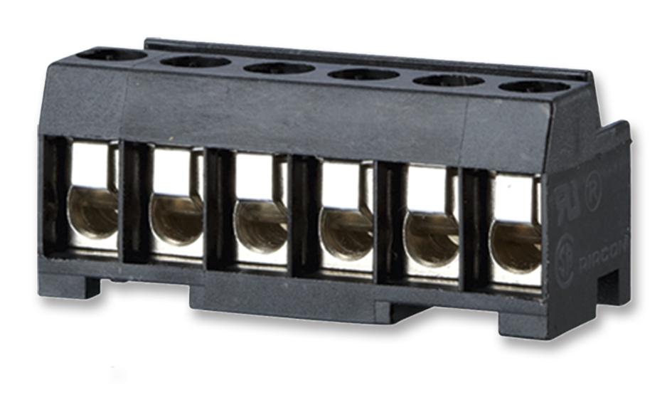 31007106 TERMINAL BLOCK, PLUGGABLE, 6POS, 12AWG METZ CONNECT