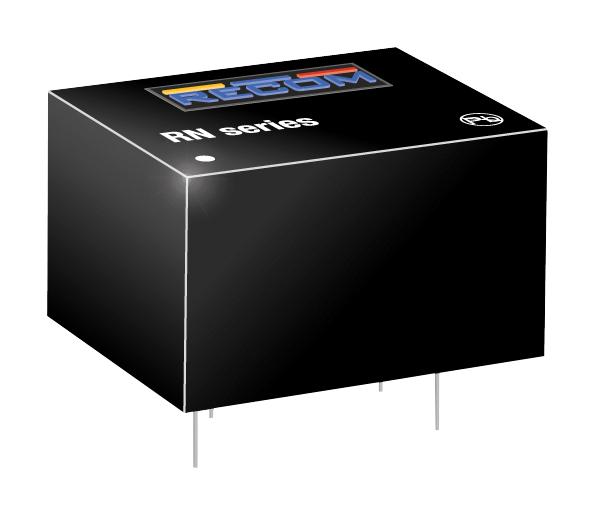 RN-2424S DC-DC CONVERTER, 24V, 0.052A RECOM POWER