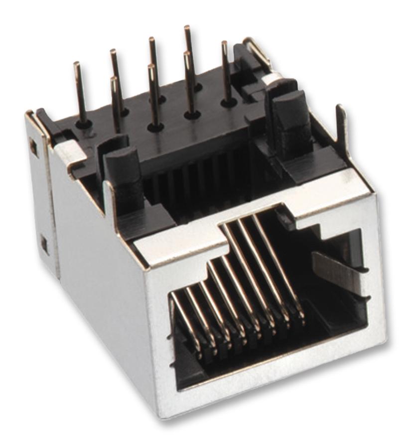 615008140121 CONN, RJ45 JACK, SHLD, 1PORT, 8P8C, CAT5 WURTH ELEKTRONIK