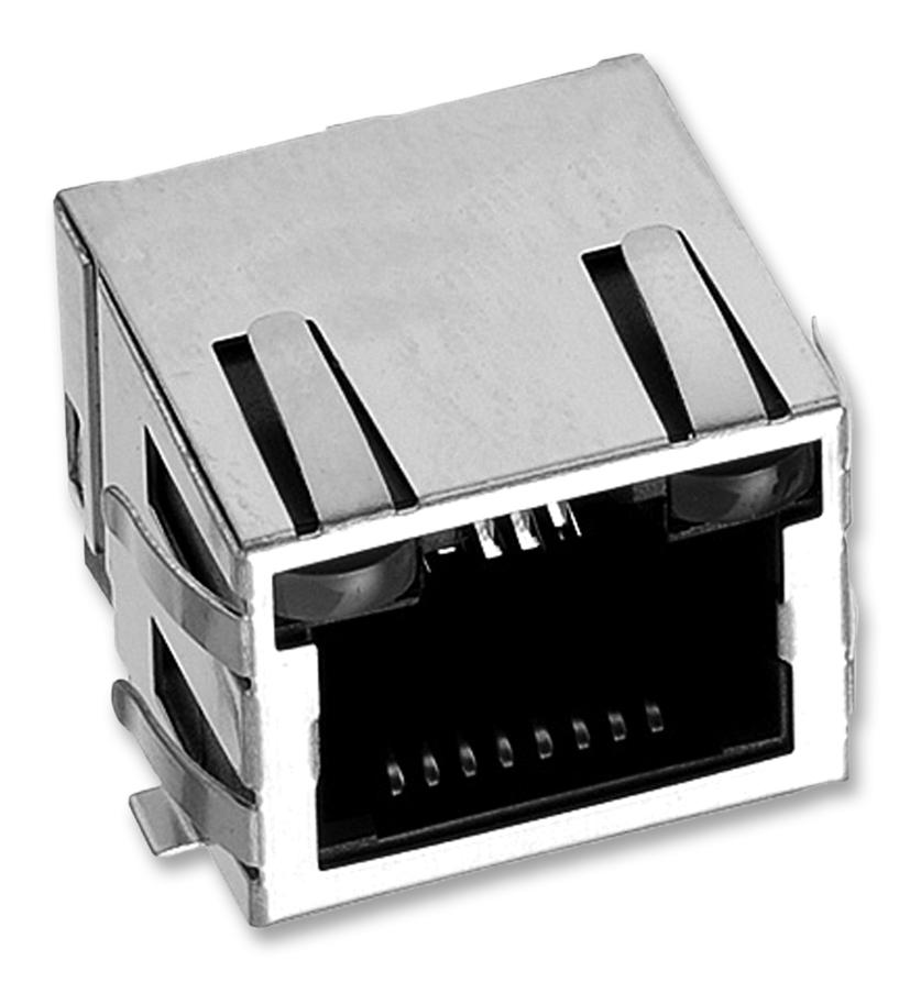 634008137521 CONN, RJ45 JACK, SHLD, 1PORT, 8P8C, CAT5 WURTH ELEKTRONIK