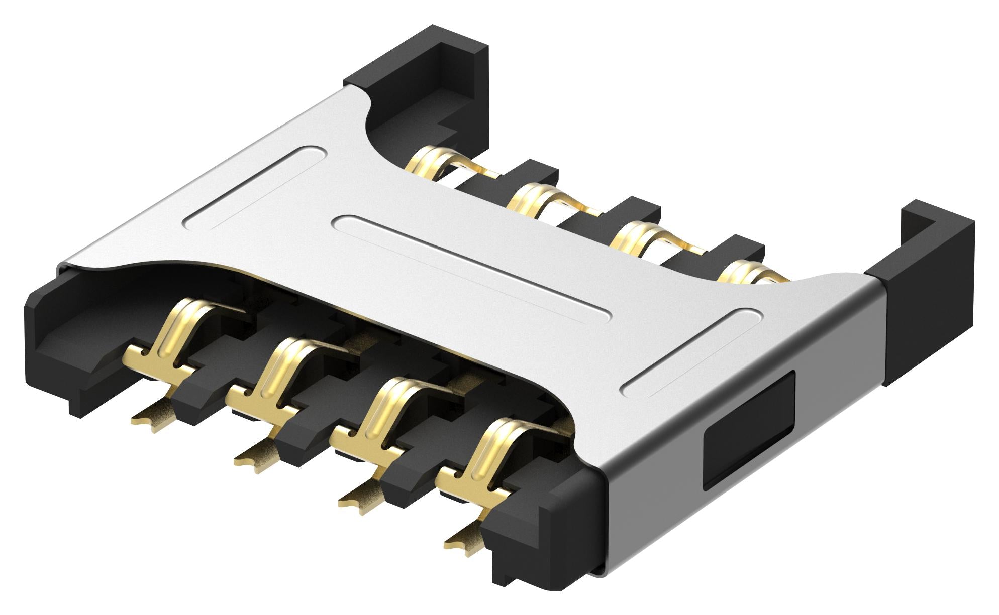 SIM7050-8-0-00-A CONNECTOR, MICRO SIM, 8POS, SMT GCT (GLOBAL CONNECTOR TECHNOLOGY)