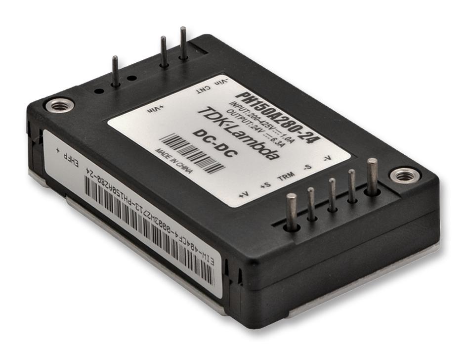 PH-150A-280-24 DC/DC CONV, 151.2W, 24V, 6.3A TDK-LAMBDA
