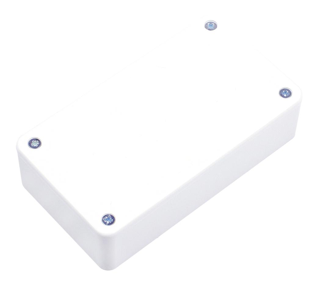 BIM2003/13-WH/WH PCB BOX ENCLOSURE, ABS, WHITE CAMDENBOSS