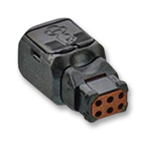 D369-P66-NP1 CONN, PLUG, 6POS, 2.54MM, FREE HANGING TE CONNECTIVITY