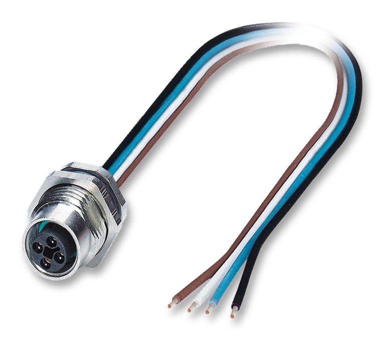 SACC-DSI-M12FST-4CON-M16/0,5 SENSOR LEAD, M12 SOCKET, 4POS PHOENIX CONTACT