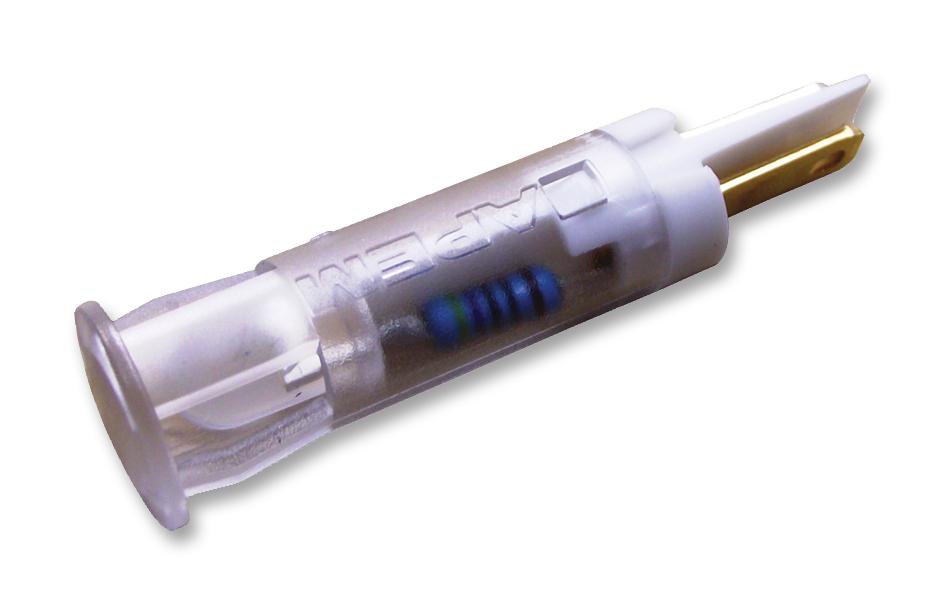 QS81XXW12 INDICATOR, LED PANEL MNT, 8MM, WHITE APEM