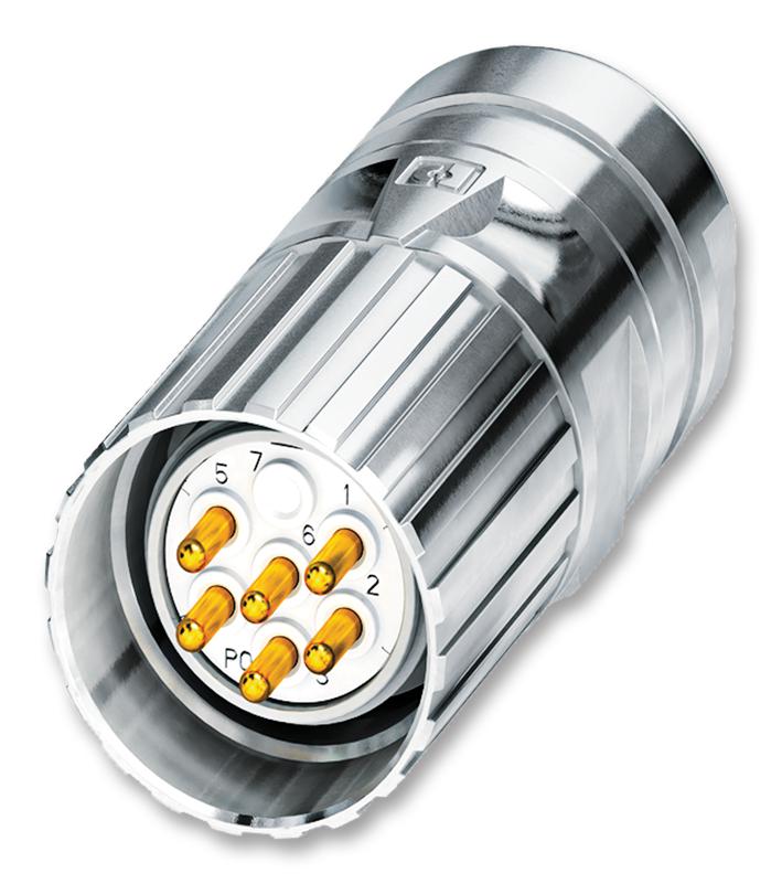 1619771 CIRCULAR CONNECTOR, PLUG, 7POS, CABLE PHOENIX CONTACT