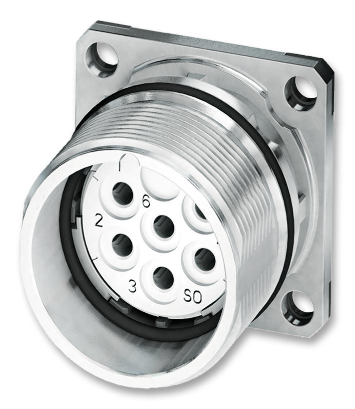 1619973 CIRCULAR CONNECTOR, RCPT, 9POS, PANEL PHOENIX CONTACT