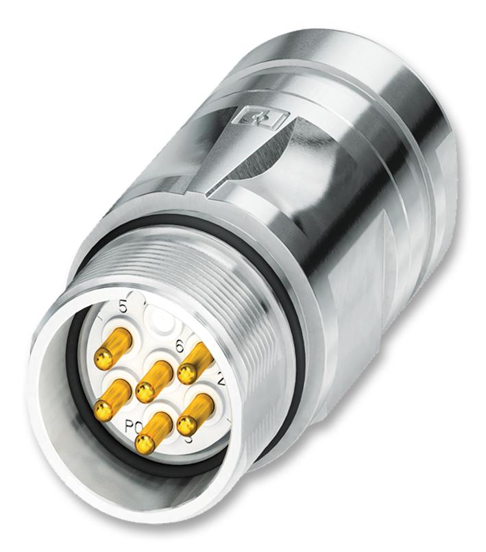 1620167 CIRCULAR CONNECTOR, RCPT, 7POS, CABLE PHOENIX CONTACT