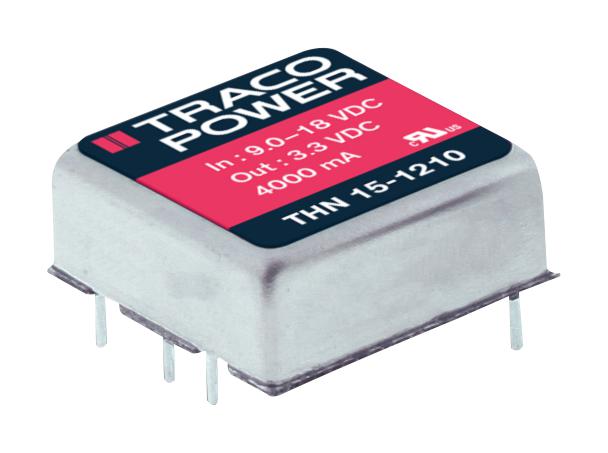 THN 15-4821 DC-DC CONVERTER, 2 O/P, 15W TRACO POWER
