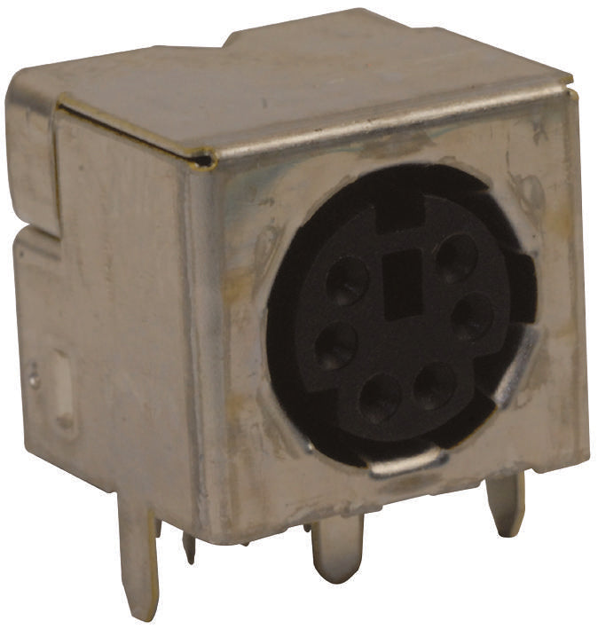 5749265-1 CONNECTOR, MINI DIN, JACK, 6POS AMP - TE CONNECTIVITY