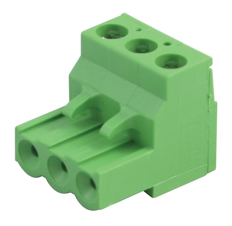 796634-3 TERMINAL BLOCK, PLUGGABLE, 3POS, 12AWG BUCHANAN - TE CONNECTIVITY