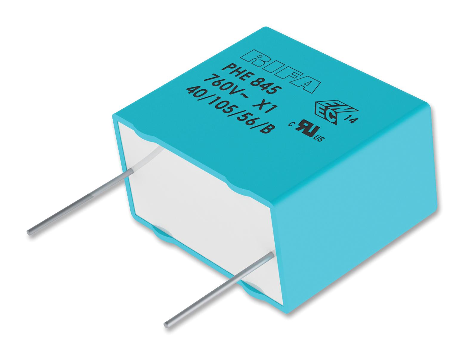 PHE845VF6220MR30L2 CAP, 0.22µF, 20%, PP, RADIAL KEMET