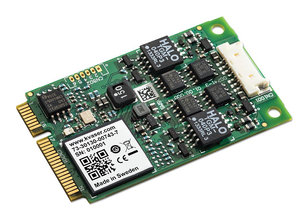 00743-7 CAN WITH MINI PCI EXPRESS, 1MBPS KVASER