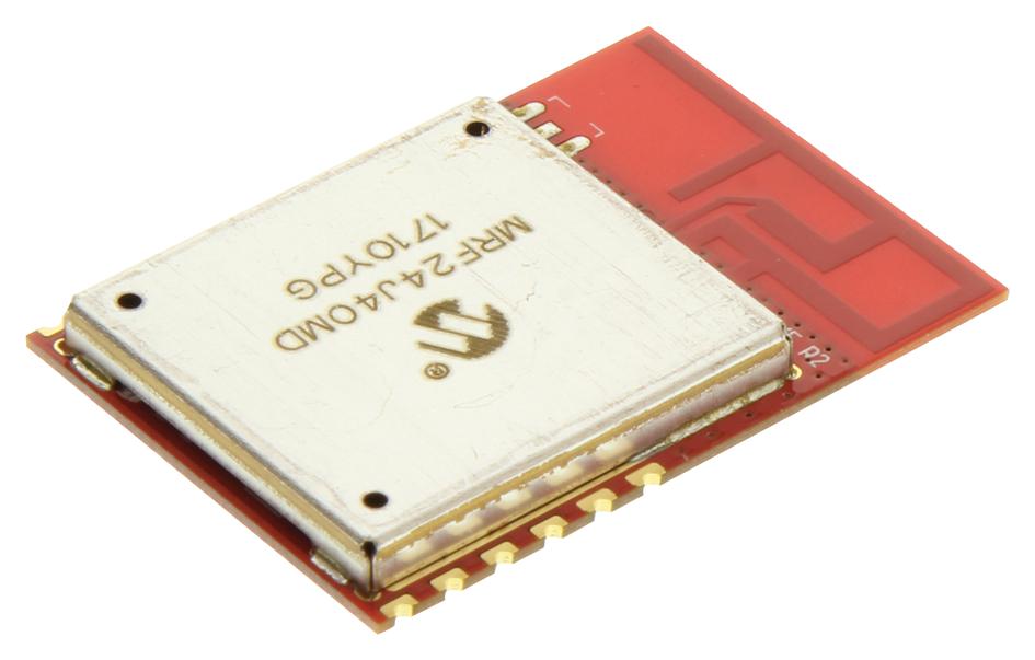 MRF24J40MD-I/RM RF TRANSCEIVER MODULE, 2.4GHZ, 19DBM MICROCHIP