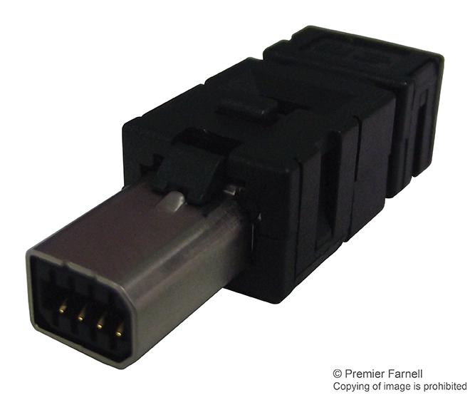 2201855-1 CONN, INDUSTRIAL MINI I/O, PLUG, 8P8C TE CONNECTIVITY