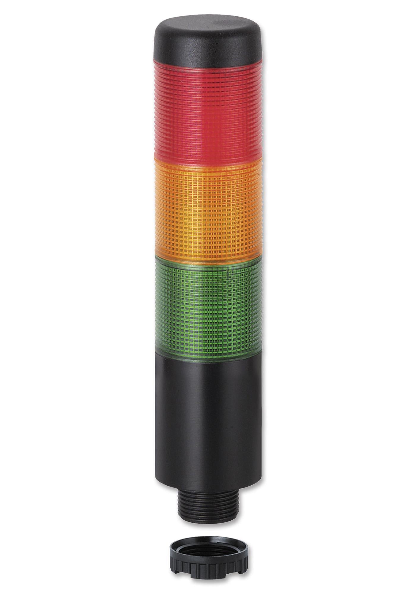 69911075 SIGNAL INDICATOR, GREEN/YELLOW/RED, 24V WERMA