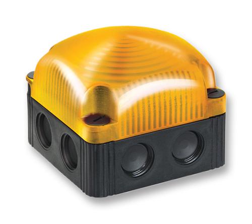 85331055 LED DBL FLASH BEACON, YELLOW, 24V WERMA