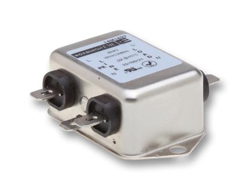 RES10F12 FILTER, POWER LINE, RFI, 12A, 740UA ROXBURGH EMC