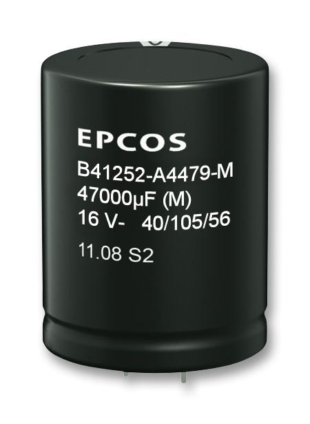 B41252A9228M000 CAP, 2200µF, 100V, ALU ELEC, SNAP-IN EPCOS