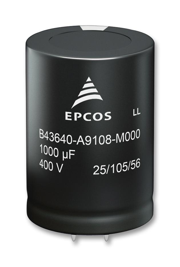 B43640B5157M000 CAP, 150µF, 450V, ALU ELEC, SNAP-IN EPCOS